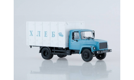 ГАЗ-3307 Фургон для перевозки хлеба, масштабная модель, Наши Грузовики, 1:43, 1/43