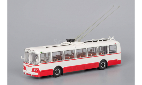 Троллейбус ЗиУ-5 красный, масштабная модель, 1:43, 1/43, Classicbus