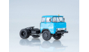 КАЗ-608 седельный тягач синий, масштабная модель, Автоистория (АИСТ), 1:43, 1/43