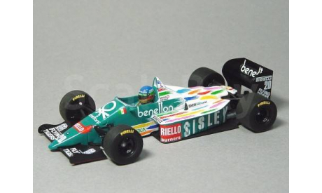 F1 Болид Формулы 1 - Benetton BMW B 186 Gerhard Berger, масштабная модель, 1:43, 1/43, Minichamps