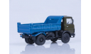 МАЗ-5551 самосвал хаки/синий, масштабная модель, Автоистория (АИСТ), 1:43, 1/43