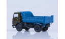 МАЗ-5551 самосвал хаки/синий, масштабная модель, Автоистория (АИСТ), 1:43, 1/43