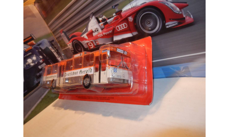 Автобус Mercedes-Benz O305 grey/orange/beige, масштабная модель, Hachette, 1:43, 1/43