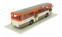 Автобус Mercedes-Benz O305 grey/orange/beige, масштабная модель, Hachette, 1:43, 1/43