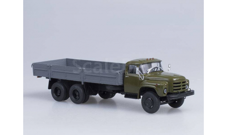 ЗиЛ-133ГЯ бортовой хаки/серый, масштабная модель, Автоистория (АИСТ), 1:43, 1/43