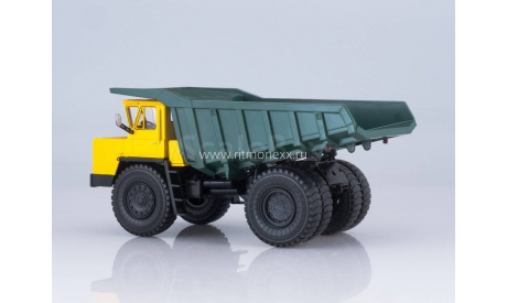 Карьерный самосвал БЕЛАЗ-548А (жёлто-зелёный), масштабная модель, Наш Автопром, 1:43, 1/43