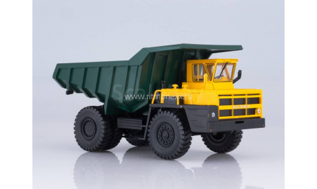 Карьерный самосвал БЕЛАЗ-7522 (жёлто-зелёный), масштабная модель, Наш Автопром, scale43