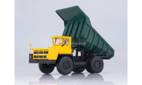 Карьерный самосвал БЕЛАЗ-7522 (жёлто-зелёный), масштабная модель, Наш Автопром, scale43