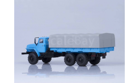 УРАЛ 4320-0911 длиннобазный бортовой с тентом, масштабная модель, Автоистория (АИСТ), 1:43, 1/43