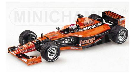 F1 Болид Формулы 1 - Arrows Supertec A21 Pedro De La Rosa, масштабная модель, 1:43, 1/43, Minichamps