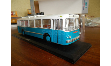 Троллейбус ЗиУ-5 1-й выпуск - Аквамарин, масштабная модель, 1:43, 1/43, Classicbus