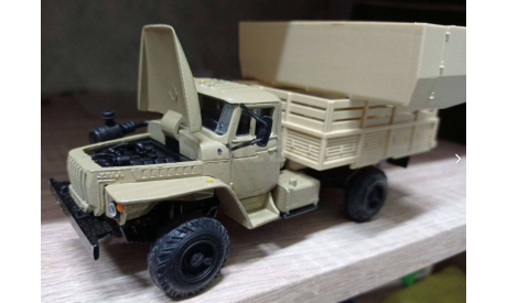 Урал-43206  Бежевый с тентом  1:43 Элекон, масштабная модель, scale43