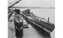 Чертеж - Немецкая подводная лодка Typ XB, 3 листа., литература по моделизму