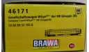 Brawa Nr. 46171, пассажирский вагон DB эпоха III., железнодорожная модель, 1:87, 1/87