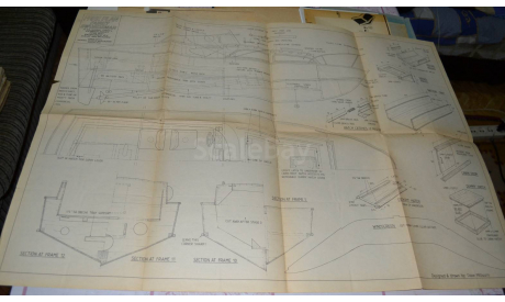 Чертеж прогулочный катер (А1, 1 лист-2 стороны), литература по моделизму