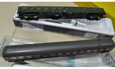 ROCO, BRAWA вагоны  DB  комплект 4шт, железнодорожная модель, scale87