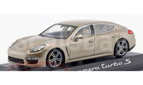 Porsche Panamera Turbo S 2014 executive gold, масштабная модель, scale43