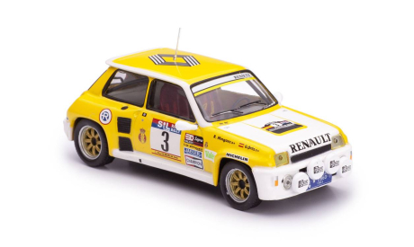 Renault 5 Turbo 1983 Genito Ortiz - Ramón Mínguez #3  sport, масштабная модель, Altaya, scale43