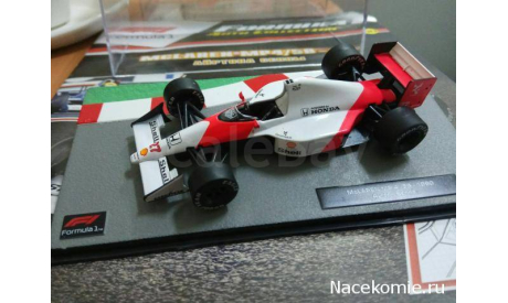 Formula 1 №30 - McLaren MP4/5B - Айртон Сенна (1990), журнальная серия масштабных моделей, scale43