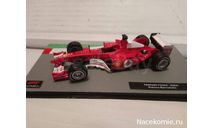 Formula 1 №25 - Ferrari F2004 - Рубенс Баррикелло (2004), журнальная серия масштабных моделей, scale43