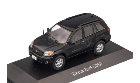 Toyota Rav 4 2005 черный, масштабная модель, Altaya, scale43