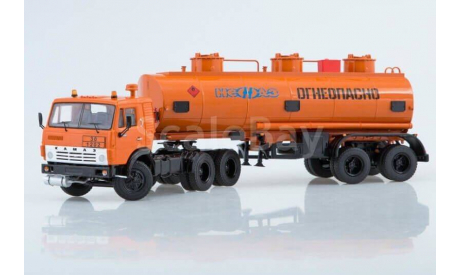 КАМАЗ-54112 с полуприцепом НЕФАЗ-96742, масштабная модель, Start Scale Models (SSM), 1:43, 1/43