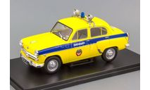 Легендарные советские автомобили №77 - Москвич-407 Милиция, журнальная серия масштабных моделей, scale24