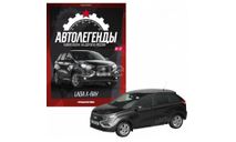 Автолегенды новая эпоха №32 Lada X-Ray black, журнальная серия Автолегенды СССР (DeAgostini), ВАЗ, scale43