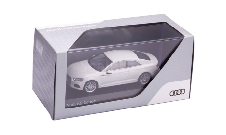 Audi A5 coupe 2016 Glacier white, масштабная модель, Spark, scale43
