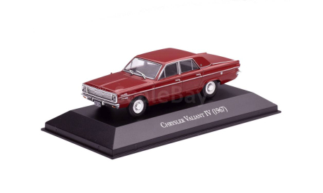 Chrysler Valiant IV 1967 бордовый, масштабная модель, Altaya, scale43