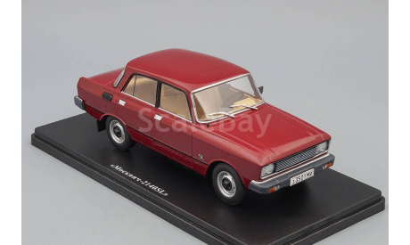 Легендарные советские автомобили №61 - Москвич-2140SL, масштабная модель, scale24