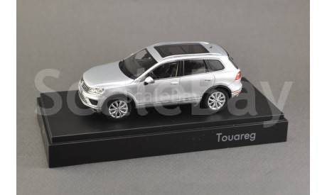 Volkswagen Touareg 2015 silver metallic, масштабная модель, scale43