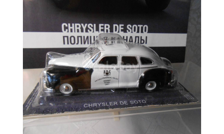 Полицейские Машины Мира №16 Chrysler De Soto, журнальная серия Полицейские машины мира (DeAgostini), scale43