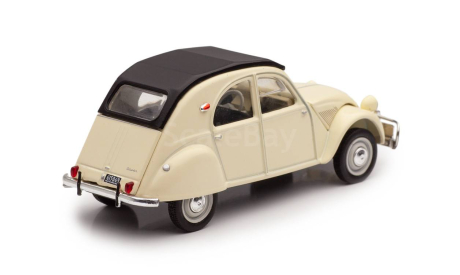 Citroen 2CV 1960 бежевый, масштабная модель, Atlas, scale43, Citroën