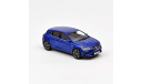 Renault Megane 2020 синий, масштабная модель, Norev, scale43