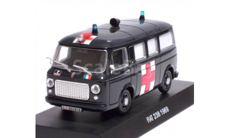 Fiat 238 Bus Ambulanza Carabinieri  1969, масштабная модель, scale43