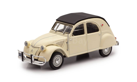 Citroen 2CV 1960 бежевый, масштабная модель, Atlas, scale43, Citroën