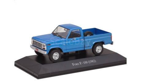 Ford F-100 1982 пикап синий, масштабная модель, scale43