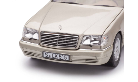 Mercedes-Benz S600 W140 1997 серебристый, масштабная модель, Norev, scale18