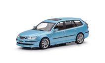 SAAB 9-3 SportCombi 2007 electic blue, масштабная модель, scale43