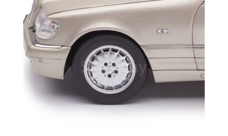 Mercedes-Benz S600 W140 1997 серебристый, масштабная модель, Norev, scale18