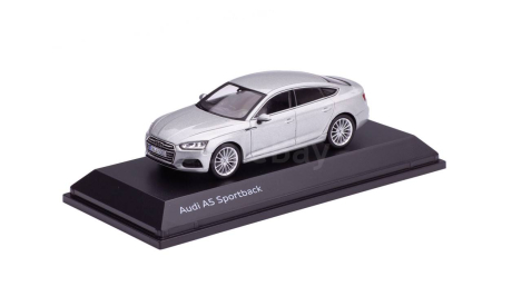 Audi A5 Sportback 2017 Floret Silver, масштабная модель, Spark, scale43