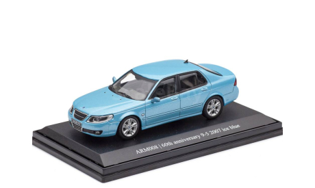 SAAB 9-5 2007 electic blue, масштабная модель, scale43