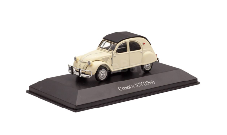 Citroen 2CV 1960 бежевый, масштабная модель, Atlas, scale43, Citroën