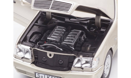 Mercedes-Benz S600 W140 1997 серебристый, масштабная модель, Norev, scale18