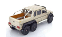 Mercedes-Benz G63 AMG 6x6 2014 пикап золотистый металлик 1:24, масштабная модель, scale24