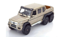 Mercedes-Benz G63 AMG 6x6 2014 пикап золотистый металлик 1:24, масштабная модель, scale24