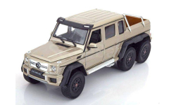 Mercedes-Benz G63 AMG 6x6 2014 пикап золотистый металлик 1:24
