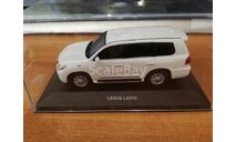Lexus LX570 белый VVM, масштабная модель, VMM/VVM, scale43