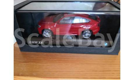 BMW X4 (F26) red, масштабная модель, scale43